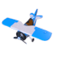 Racing Monoplane - Rare from Near Hot Air Balloon